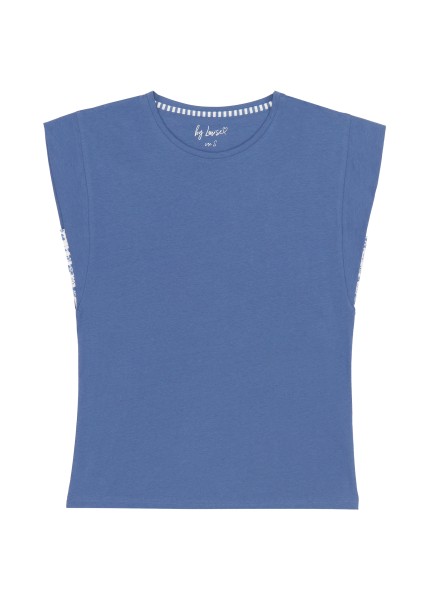 Damen Shirt bleu 378 ohne Arm