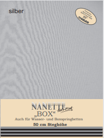 Spannbettlaken Box Jersey 150x200cm in versch. Farben
