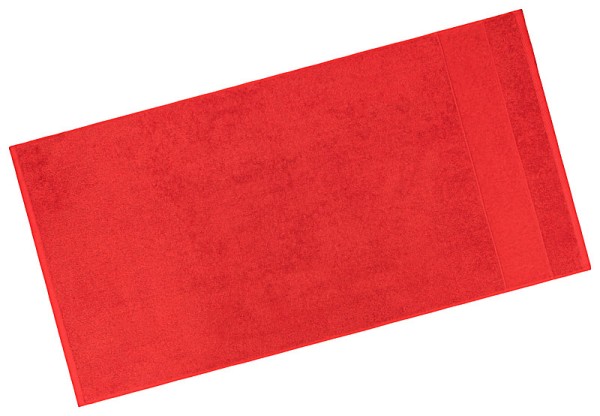 Badetuch Promo rot ca.100x180cm