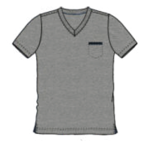 Herren T-Shirt 852-00 grau