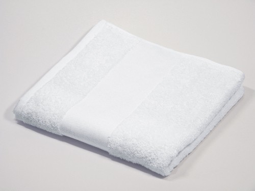 Handtuch Print weiß
