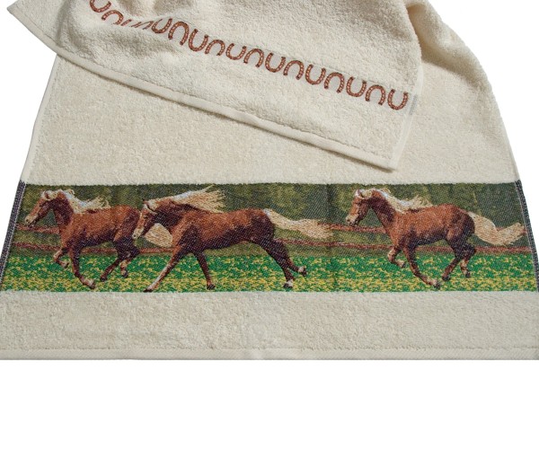 Handtuch Pferdewiese ca.50x100cm